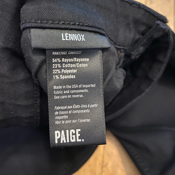 Paige Lennox jeans. Black . Size 28. NWOT!! - Picture 4 of 5